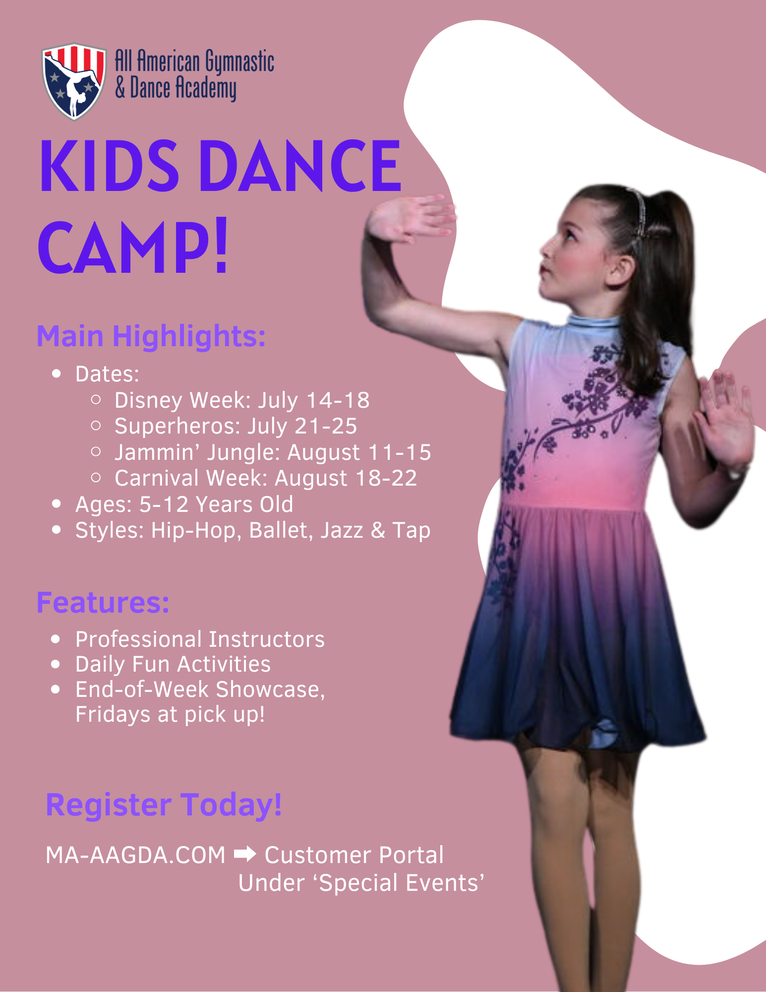 Summer Dance Camp (Real Estate Flyer)